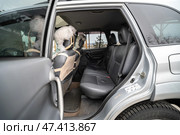 KRASNOYARSK, RUSSIA - December 13, 2024: Silver Toyota RAV4. Редакционное фото, фотограф Плотников Дмитрий / Фотобанк Лори