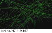 Dark background, laser beams of green light on a black background. Стоковое AI-видео, аниматор Ирина Ручушкина / Фотобанк Лори