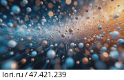 Explore the Mesmerizing Beauty of Abstract Space Visuals With Vibrant Colors and Flowing Dynamics. Стоковое AI-видео, аниматор Оксана Медведева / Фотобанк Лори