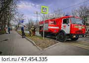 Пожарная машина. Редакционное фото, фотограф Наталья Филатова / Фотобанк Лори