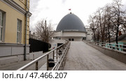 Moscow, Russia, April 06, 2025: Moscow Planetarium. Редакционное фото, фотограф Igor Skripachev / Фотобанк Лори