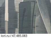 Офисные здания Москвы, ближний план (2019 год). Стоковое фото, фотограф YuryKara / Фотобанк Лори