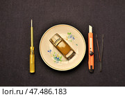 Завтрак моделиста. Стоковое фото, фотограф Валерий Муравьёв / Фотобанк Лори