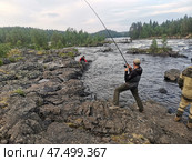 Рыбалка на севере (2021 год). Редакционное фото, фотограф Аскерко Андрей Анатольевич / Фотобанк Лори