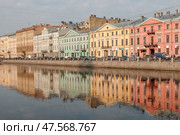 Санкт-Петербург. Река Фонтанка. Дома Олениных - Полторацких ("Три сестры") (2010 год). Стоковое фото, фотограф Александр Алексеев / Фотобанк Лори
