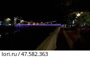 Россия, Краснодарский край, Сочи. Октябрь 2024. Малый Кубанский мост. Редакционное видео, видеограф Сергей Татаринцев / Фотобанк Лори