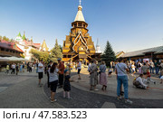 The Church of St. Nicholas in Izmailovo Kremlin. Редакционное фото, фотограф Андрей Иванов / Фотобанк Лори