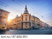 Офицерское собрание армии и флота, Литейный проспект, Санкт-Петербург. Редакционное фото, фотограф Baturina Yuliya / Фотобанк Лори