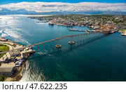 Bridge of city Tromso, Norway (2016 год). Стоковое фото, фотограф Андрей Армягов / Фотобанк Лори