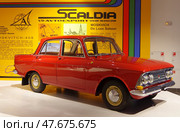 Автомобиль Москвич-408. Музей автомобильной техники. Музейный комплекс УГМК, город Верхняя Пышма, Свердловская область (2021 год). Редакционное фото, фотограф Алексей Иванов / Фотобанк Лори