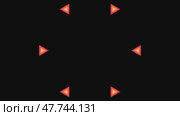Abstract animated background. The points are connected by lines. Стоковая анимация, аниматор Семён Прудий / Фотобанк Лори