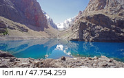 Beautiful lake in Fann mountains. Pamir-Altay in Tajikistan. Стоковое фото, фотограф Николай Евсюков / Фотобанк Лори