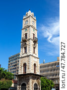 Sultan Abdul Hamid Clock Tower located in center of Tripoli, northern Lebanon. Стоковое фото, фотограф Евгений Ткачёв / Фотобанк Лори