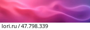 Vibrant pink purple silky abstract background with sensual wavy texture for romantic header template or beauty product promotional design concept. Стоковое AI-изображение, AI-художник Павел Муравьев / Фотобанк Лори