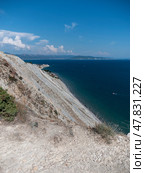 Beautiful Black Sea coast with rocks and plants. Стоковое фото, фотограф Фотограф / Фотобанк Лори