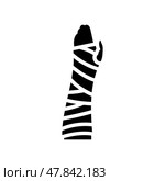 arm cast fracture injury glyph icon vector illustration. Стоковая иллюстрация, иллюстратор Vectorwin / Фотобанк Лори