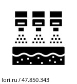bleaching system glyph icon vector illustration. Стоковая иллюстрация, иллюстратор Vectorwin / Фотобанк Лори