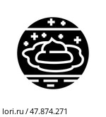 arid climates glyph icon vector illustration. Стоковая иллюстрация, иллюстратор Vectorwin / Фотобанк Лори