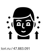 hypothyroidism endocrinology glyph icon vector illustration. Стоковая иллюстрация, иллюстратор Vectorwin / Фотобанк Лори