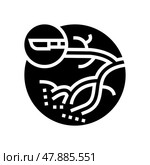 blood vessels surgery glyph icon vector illustration. Стоковая иллюстрация, иллюстратор Vectorwin / Фотобанк Лори