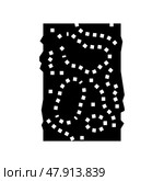 water bound macadam glyph icon vector illustration. Стоковая иллюстрация, иллюстратор Vectorwin / Фотобанк Лори