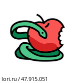 sin pray color icon vector illustration. Стоковая иллюстрация, иллюстратор Vectorwin / Фотобанк Лори