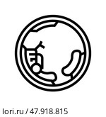 monowheel motorbike line icon vector illustration. Стоковая иллюстрация, иллюстратор Vectorwin / Фотобанк Лори