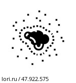 changing size chape color mole melanoma glyph icon vector illustration. Стоковая иллюстрация, иллюстратор Vectorwin / Фотобанк Лори