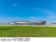 Строительство станции метро (2024 год). Редакционное фото, фотограф Валерий Иванович Клейменов / Фотобанк Лори