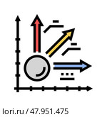 kinematics theory mechanical engineer color icon vector illustration. Стоковая иллюстрация, иллюстратор Vectorwin / Фотобанк Лори