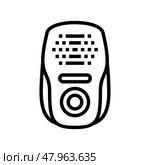 pest repeller garden line icon vector illustration. Стоковая иллюстрация, иллюстратор Vectorwin / Фотобанк Лори