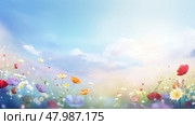 summer sunny bright space sunlit ai generated. Стоковое AI-изображение, AI-художник Vectorwin / Фотобанк Лори