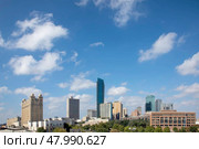 skyline of Fort Worth from highway 30. Стоковое фото, фотограф Joerg Hackemann / PantherMedia / Фотобанк Лори