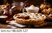cookie homemade dessert food ai generated. Стоковое AI-изображение, AI-художник Vectorwin / Фотобанк Лори