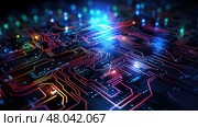 capacitor circuit electronic background ai generated. Стоковое AI-изображение, AI-художник Vectorwin / Фотобанк Лори