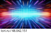 rhythm line electronic background ai generated. Стоковое AI-изображение, AI-художник Vectorwin / Фотобанк Лори