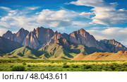 rift fault block mountains ai generated. Стоковое AI-изображение, AI-художник Vectorwin / Фотобанк Лори