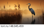 ducks prairie pothole marsh ai generated. Стоковое AI-изображение, AI-художник Vectorwin / Фотобанк Лори