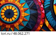 curve geometry round background ai generated. Стоковое AI-изображение, AI-художник Vectorwin / Фотобанк Лори
