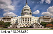 senate congressional buildings ai generated. Стоковое AI-изображение, AI-художник Vectorwin / Фотобанк Лори