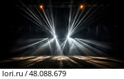 illuminate stage light beams ai generated. Стоковое AI-изображение, AI-художник Vectorwin / Фотобанк Лори