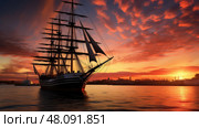 sailing star of india san diego ai generated. Стоковое AI-изображение, AI-художник Vectorwin / Фотобанк Лори