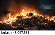 s burning book ai generated. Стоковое AI-изображение, AI-художник Vectorwin / Фотобанк Лори