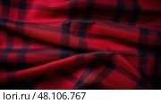 vibrant red flannel background ai generated. Стоковое AI-изображение, AI-художник Vectorwin / Фотобанк Лори