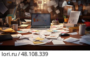 noise office distractions ai generated. Стоковое AI-изображение, AI-художник Vectorwin / Фотобанк Лори