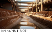 chlorination water treatment plant ai generated. Стоковое AI-изображение, AI-художник Vectorwin / Фотобанк Лори