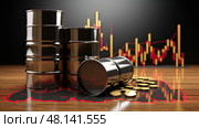 global negative oil prices ai generated. Стоковое AI-изображение, AI-художник Vectorwin / Фотобанк Лори