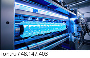 desalination water treatment equipment ai generated. Стоковое AI-изображение, AI-художник Vectorwin / Фотобанк Лори