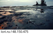 contamination bp oil ai generated. Стоковое AI-изображение, AI-художник Vectorwin / Фотобанк Лори