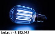 efficient florescent light ai generated. Стоковое AI-изображение, AI-художник Vectorwin / Фотобанк Лори